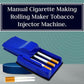 Regular & King Size cigarette injector rolling machine | Manual Cigarette Making Rolling Maker Tobacco Injector Machine | Make 3 Cigarette At Once(Quick Tube Filling & Hand Operated Tool) theroyalswag
