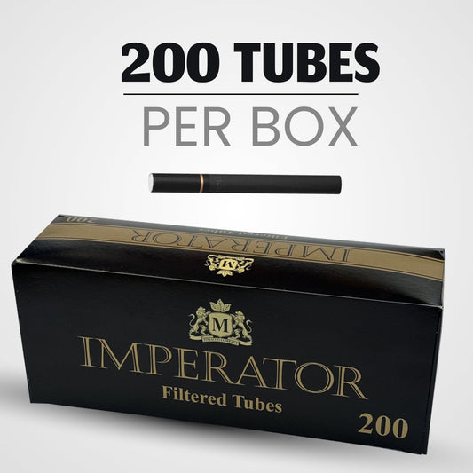 Manual Hand Maker Cigarette Machine With Premium Black King Size 84 mm Filter Empty Imperator Cigarettes Black Seduce Tubes 200 Pc Empty Cigarette Tubes theroyalswag
