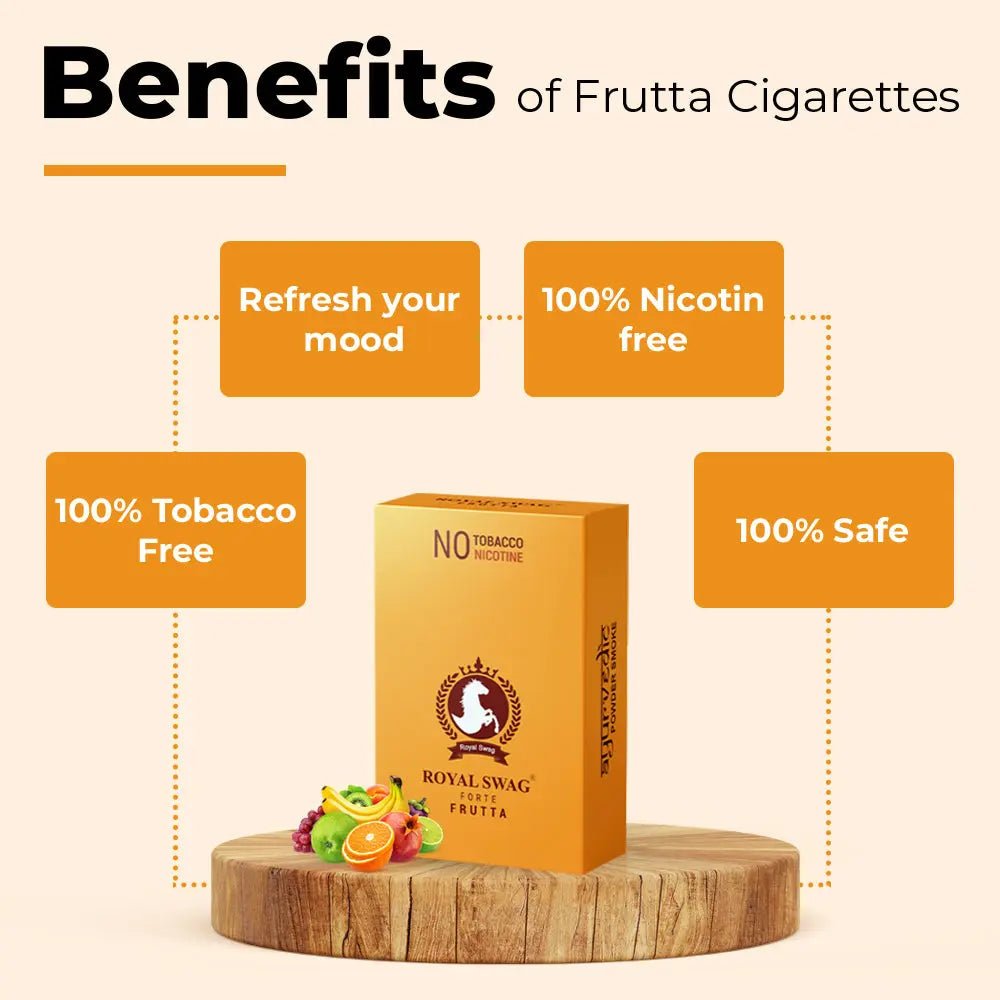 ROYAL SWAG  Frutta Flavor Herbal Cigarettes- 20 Sticks Packet theroyalswag