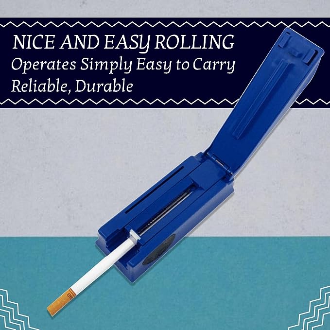 Single Tube Tobacco Roller Cigarette Injector Machine, Cigarette Tube Filling Machine(Budget Friendly & Small To Fit In Your Pocket) Cigarette Making Machine Manual - Cigarette Accessories theroyalswag