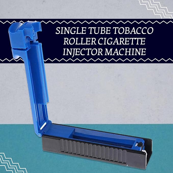 Single Tube Tobacco Roller Cigarette Injector Machine, Cigarette Tube Filling Machine(Budget Friendly & Small To Fit In Your Pocket) Cigarette Making Machine Manual - Cigarette Accessories theroyalswag