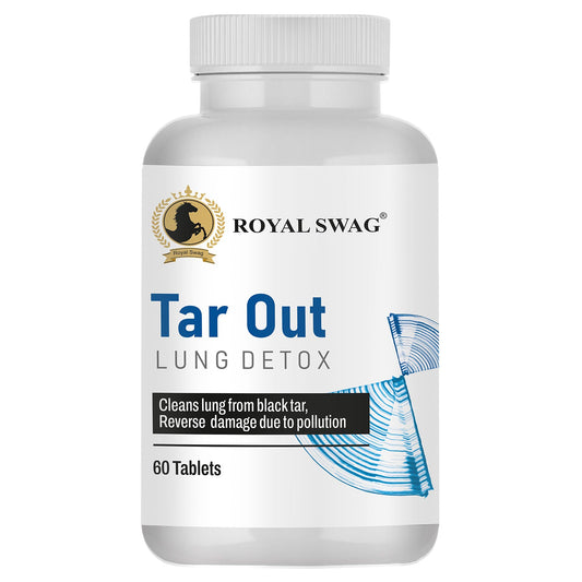 Tar Out Ayurvedic Lung Cleanse and Detox Tablet 60 Pcs Pack theroyalswag