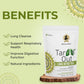 Tar Out Lung Detox Tea 100 gm with the Power of Ayurveda Herbs theroyalswag