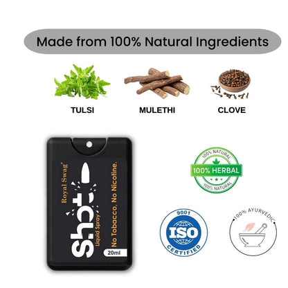 Ayurvedic & Herbal Long Bidi Smoke (20 Stick) Non Filter Bidi Ayurveda Herbs 100% Natural Ingrediens Clove & Tulsi theroyalswag