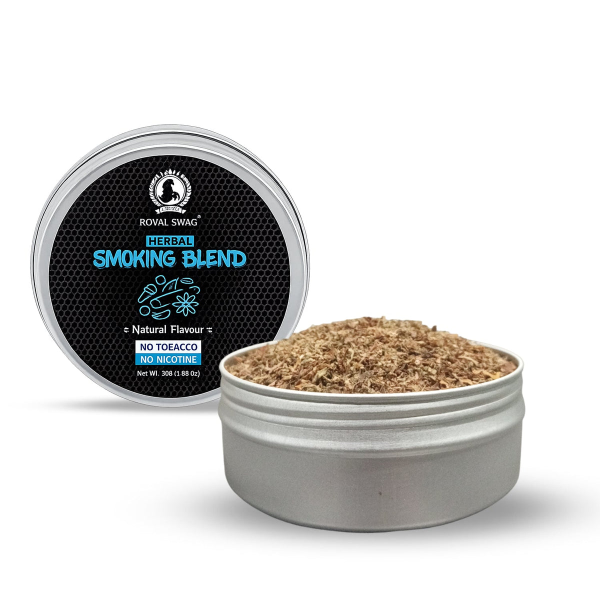 Ayurvedic Herbal Mixture Smoking Blend NATURAL FLAVOUR (30 g/1.0 oz Container) theroyalswag