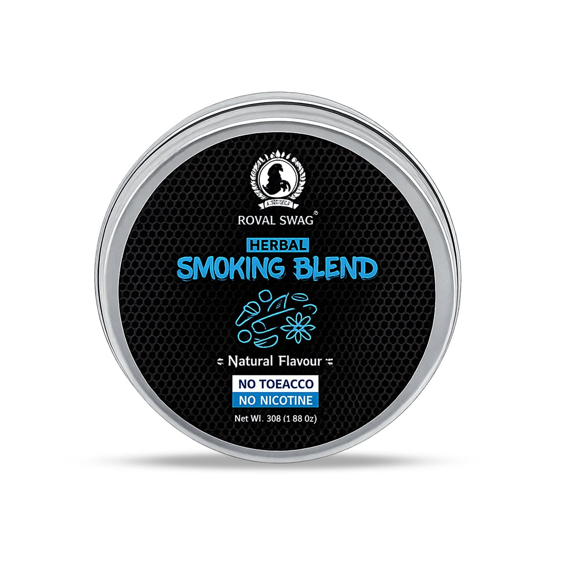 Ayurvedic Herbal Mixture Smoking Blend NATURAL FLAVOUR (30 g/1.0 oz Container) theroyalswag