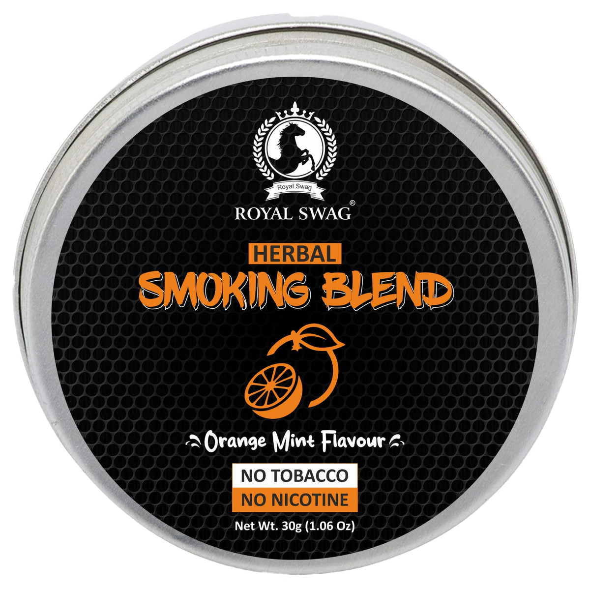 Ayurvedic Herbal Mixture Smoking Blend ORANGE MINT FLAVOUR (30 g/1.0 oz Container) theroyalswag
