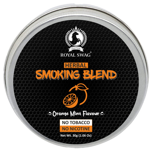 Ayurvedic Herbal Mixture Smoking Blend ORANGE MINT FLAVOUR (30 g/1.0 oz Container) theroyalswag