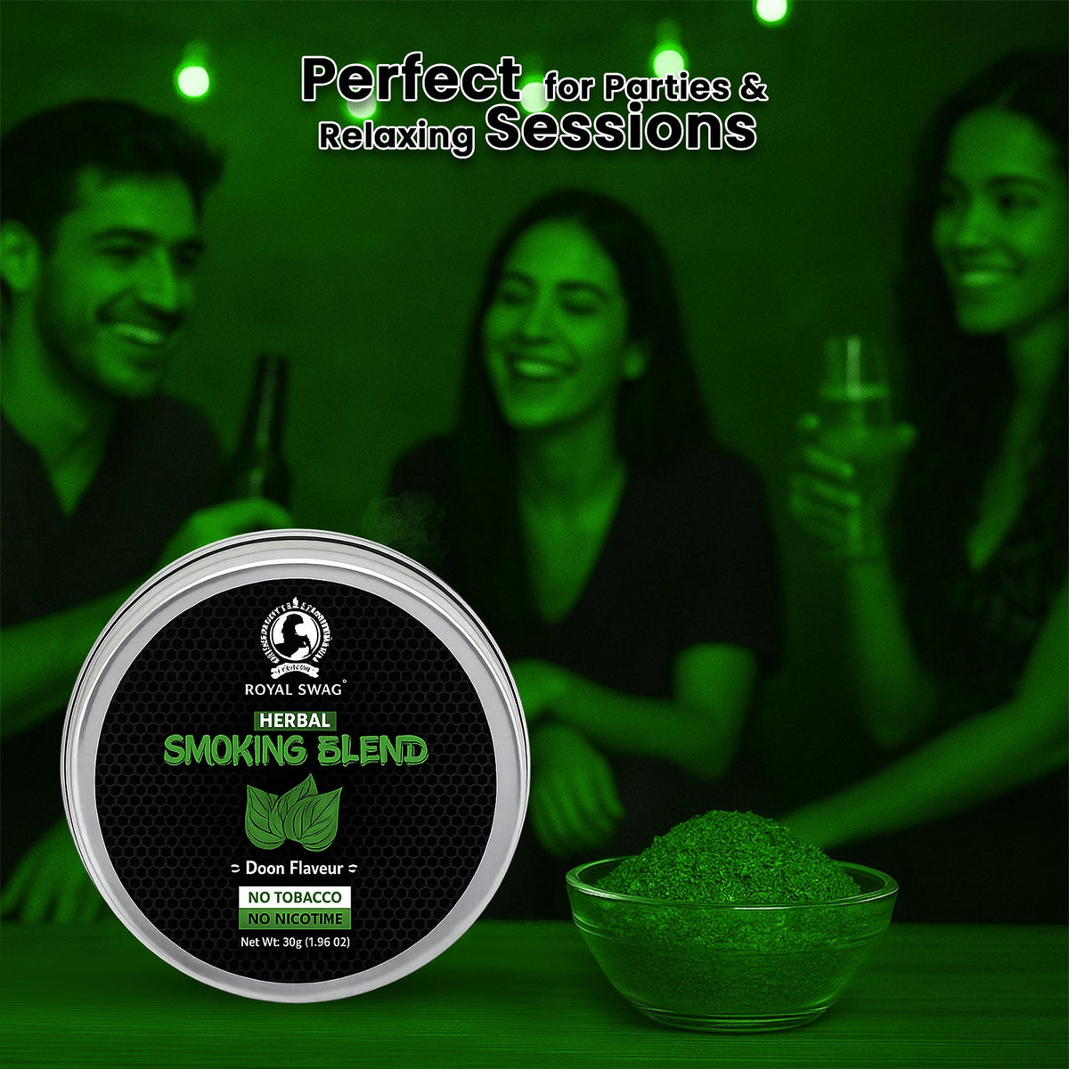 Ayurvedic Herbal Mixture Smoking Blend PAAN FLAVOUR (30 g/1.0 oz Container) theroyalswag