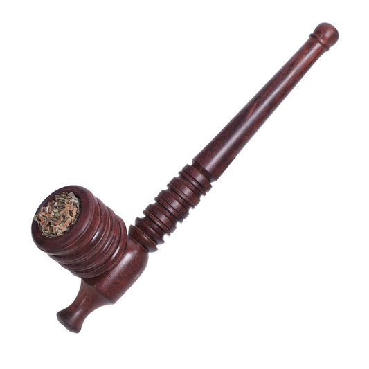 Classic Wooden Smoking Pipe With Removable Pipe theroyalswag