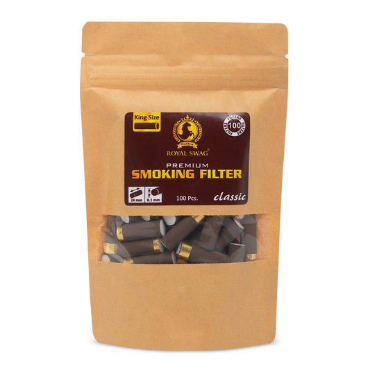 Royal Swag King Size Smoking Filters (24 MM*7 MM Filter) 100 Filters/Pack theroyalswag