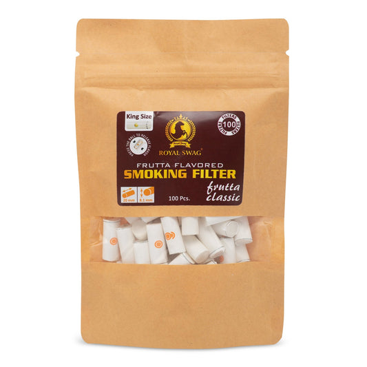 Royal Swag King Size Smoking Filters Frutta Flavour(20 MM*7 MM Filter) 100 Filters/Pack theroyalswag